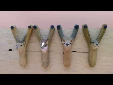Wood slingshot