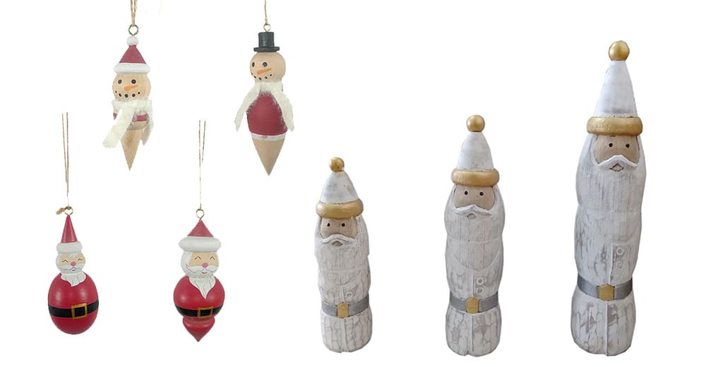 wooden Christmas decorations