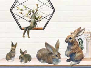 wooden rabbit