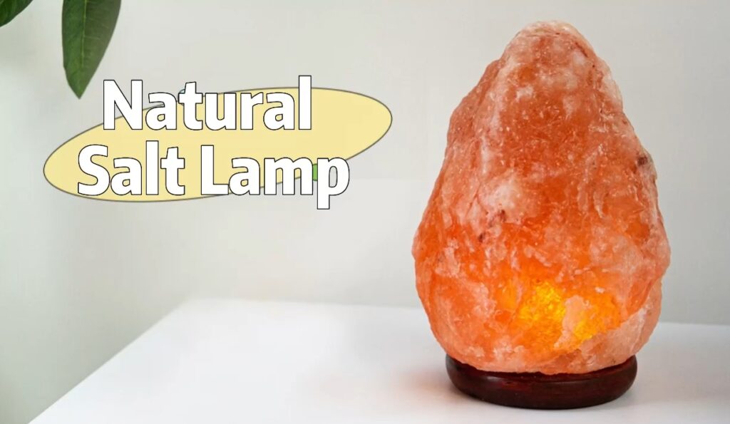 natural himalayan salt lamp