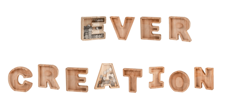 wood letter piggy bank