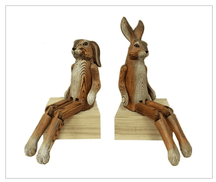 hand carved rabbit