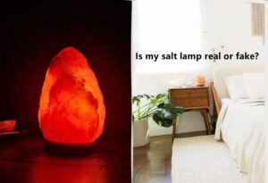 real salt lamp