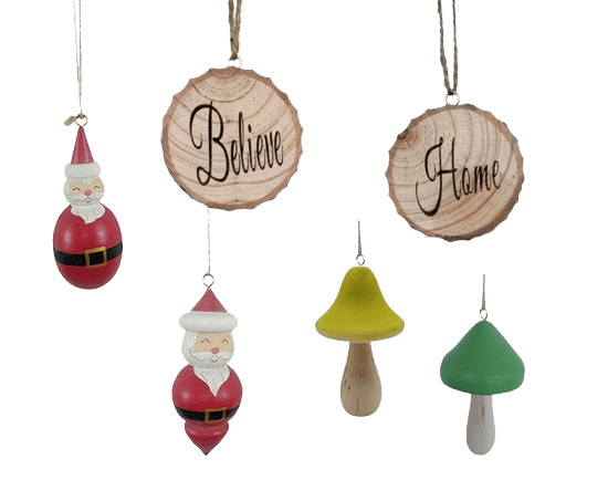 Custom wood ornaments