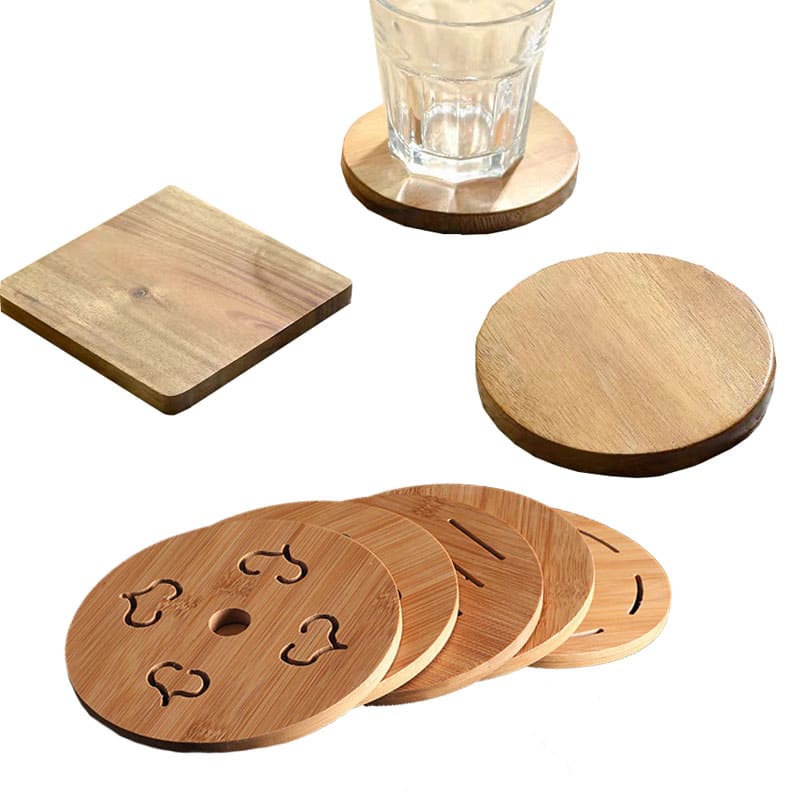 custom coasters wood