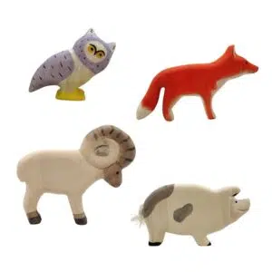 wooden animals