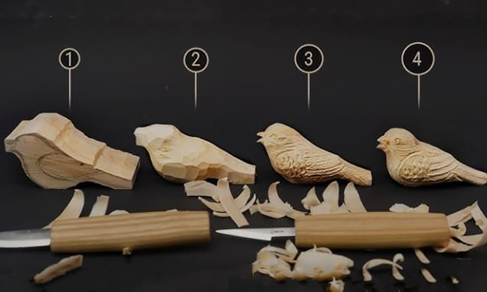 The Manufacturing Process of Wooden Carved Birds