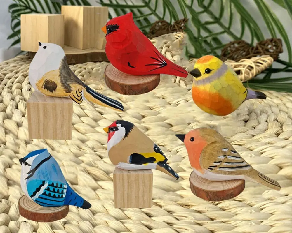wholesale bird wood carving