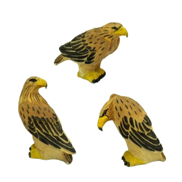hand carved wooden eagle