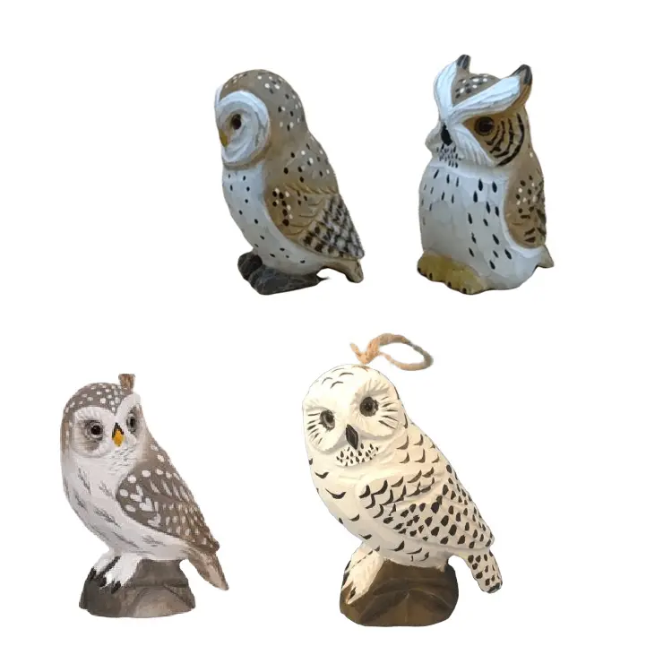 owl wood carving