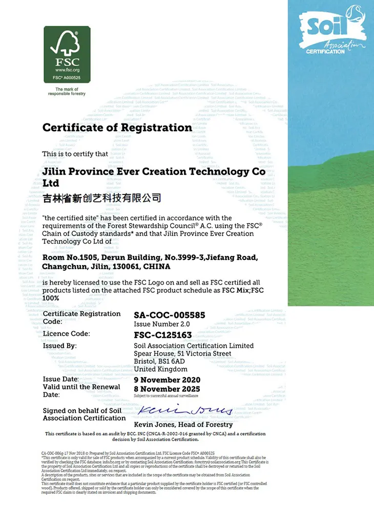 FSC Certificate