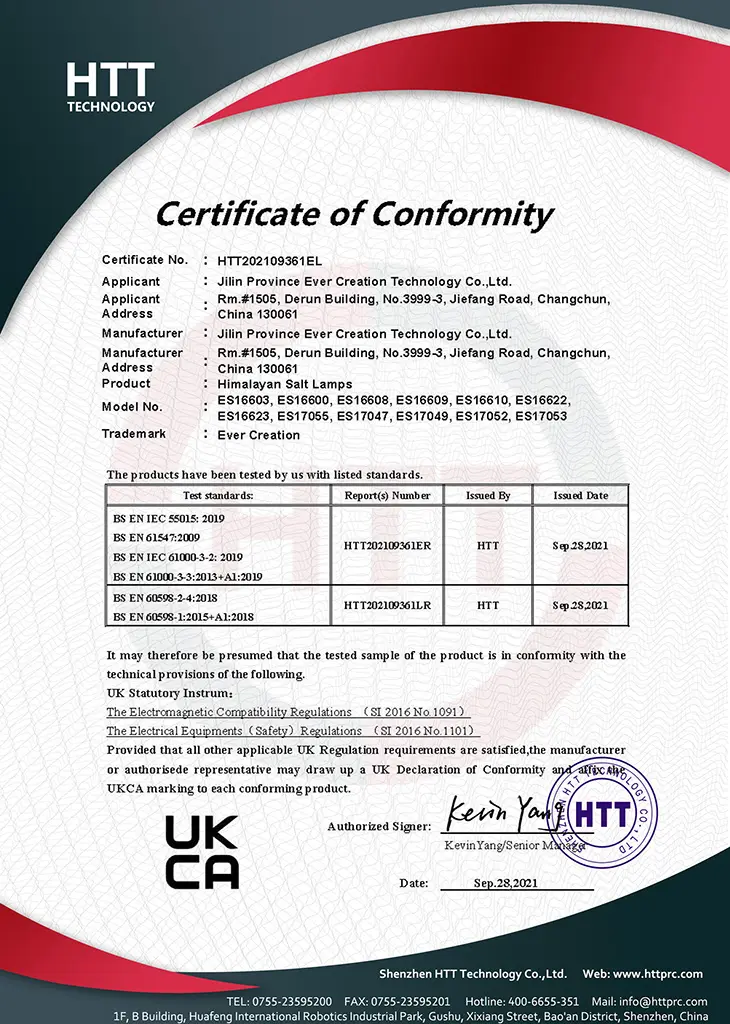 UKCA Certificate