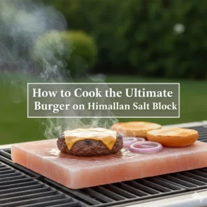 How to Cook the Ultimate Burger on a Himalayan Salt Block.
