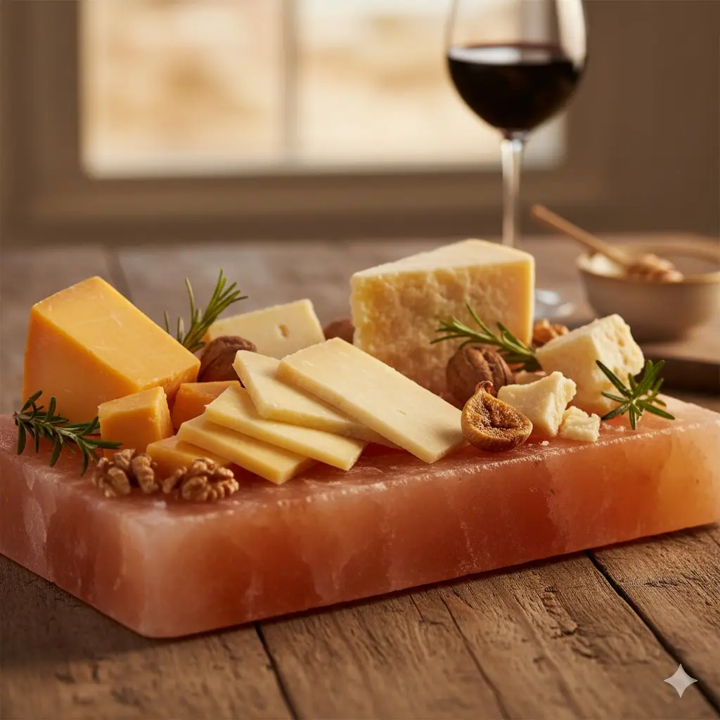 Room Temperature Salt Blocks for Cheese