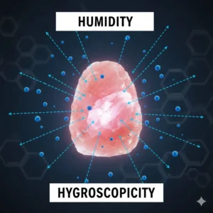 Salt’s moisture absorption