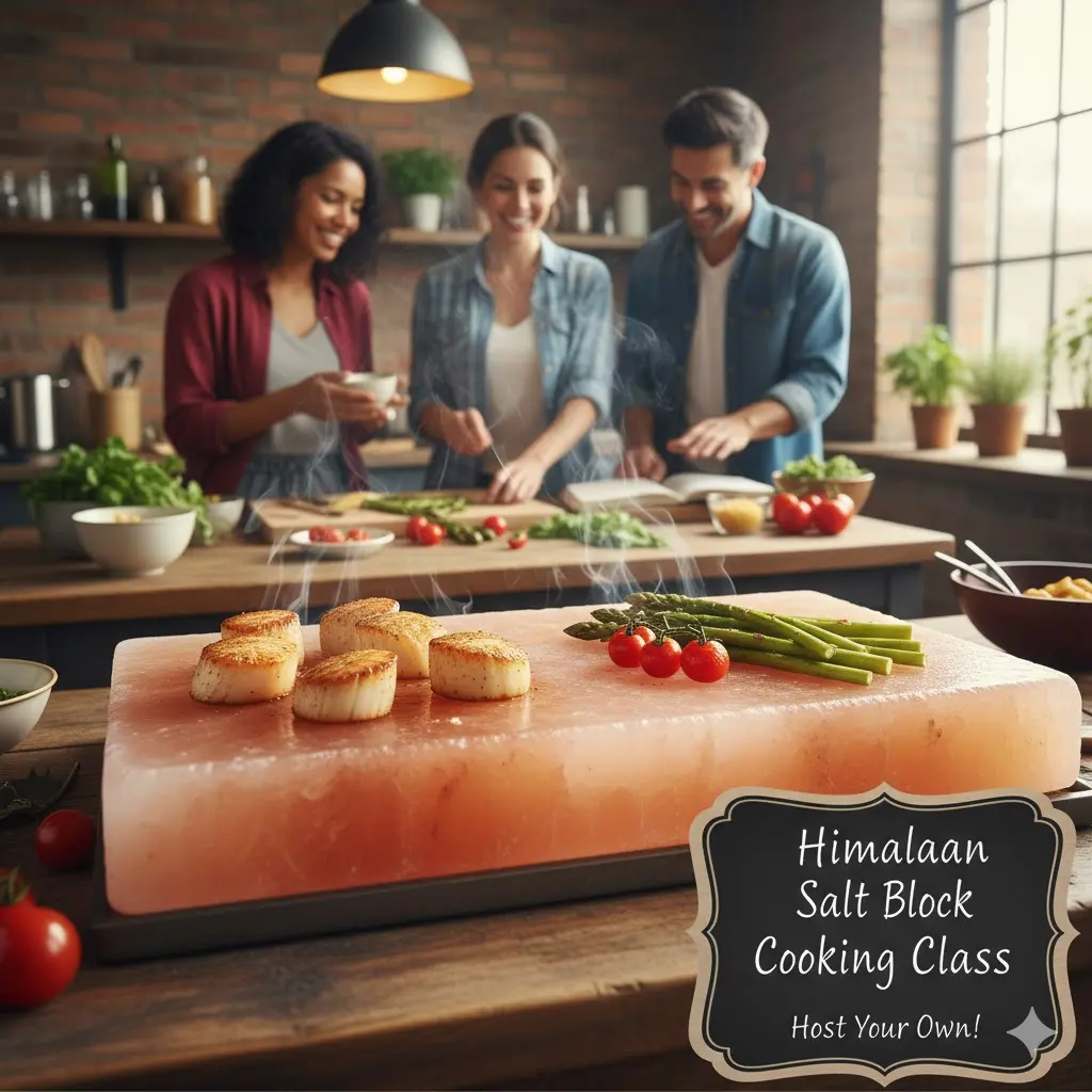 Where to Find a Himalayan Salt Block Cooking Class (Or Host Your Own)