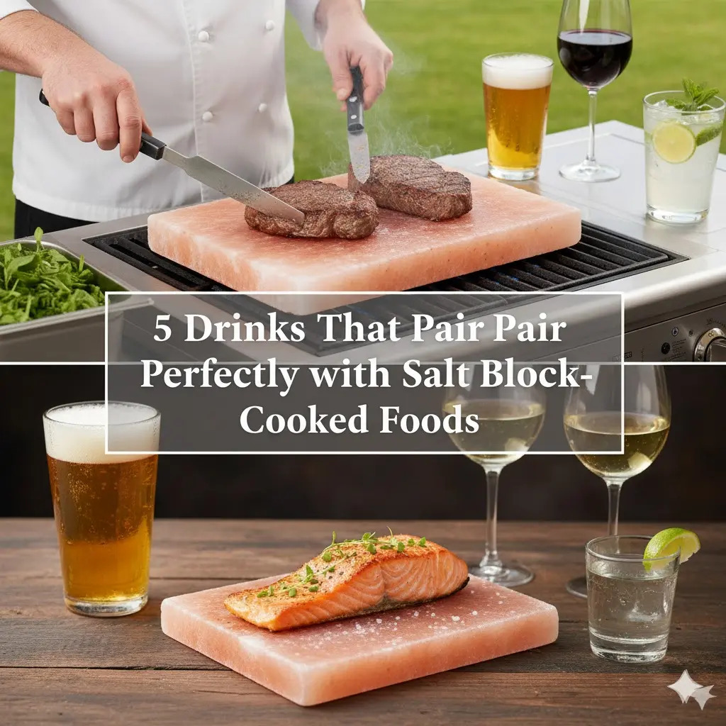 5 Drinks That Pair Perfectly with Salt Block-Cooked Foods