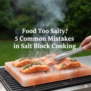 Food Too Salty? 5 Common Mistakes in Salt Block Cooking