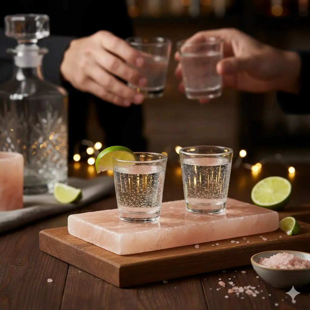 Hand-Carved Himalayan Salt Shot Glasses
