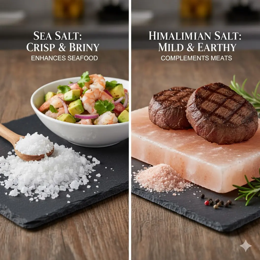Himalayan Pink Salt vs. Sea Salt
