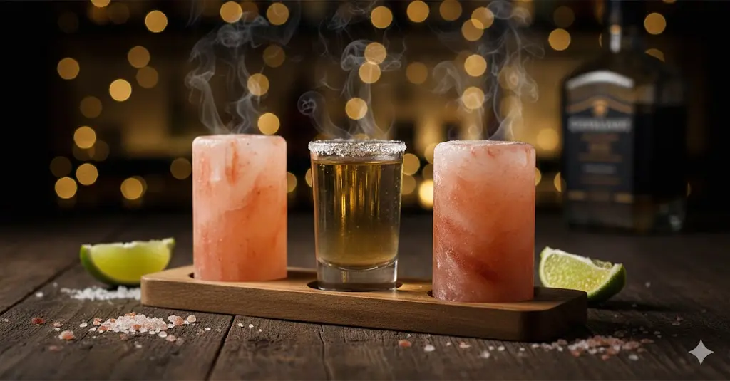 Himalayan salt shot glasses