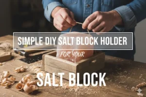 How to Make a Simple DIY Holder for Your Salt Block