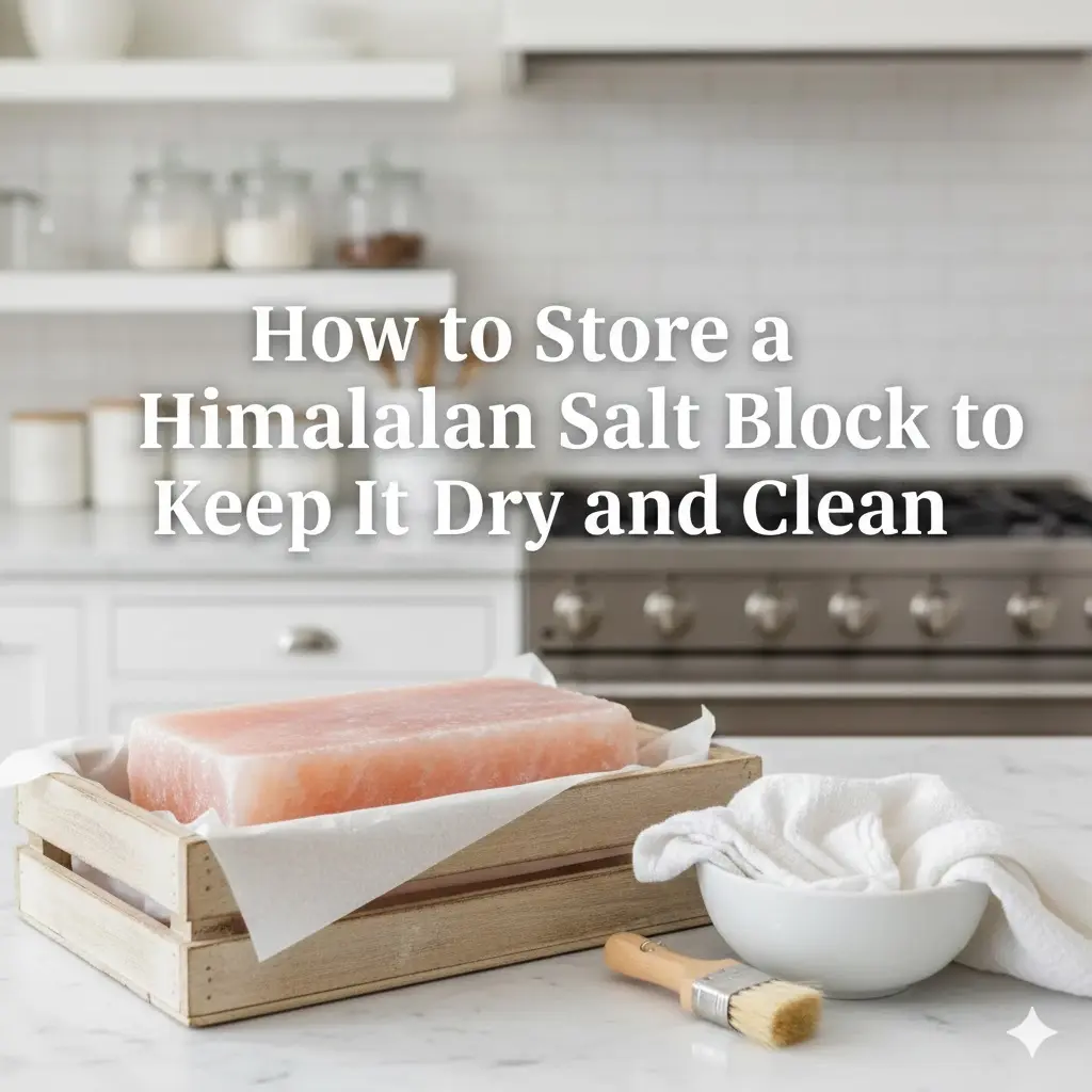 How to Store a Himalayan Salt Block to Keep It Dry and Clean
