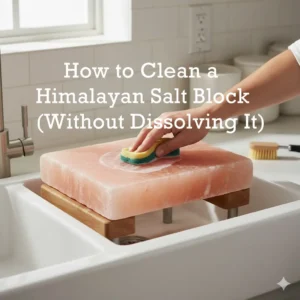 How to Clean a Himalayan Salt Block (Without Dissolving It)