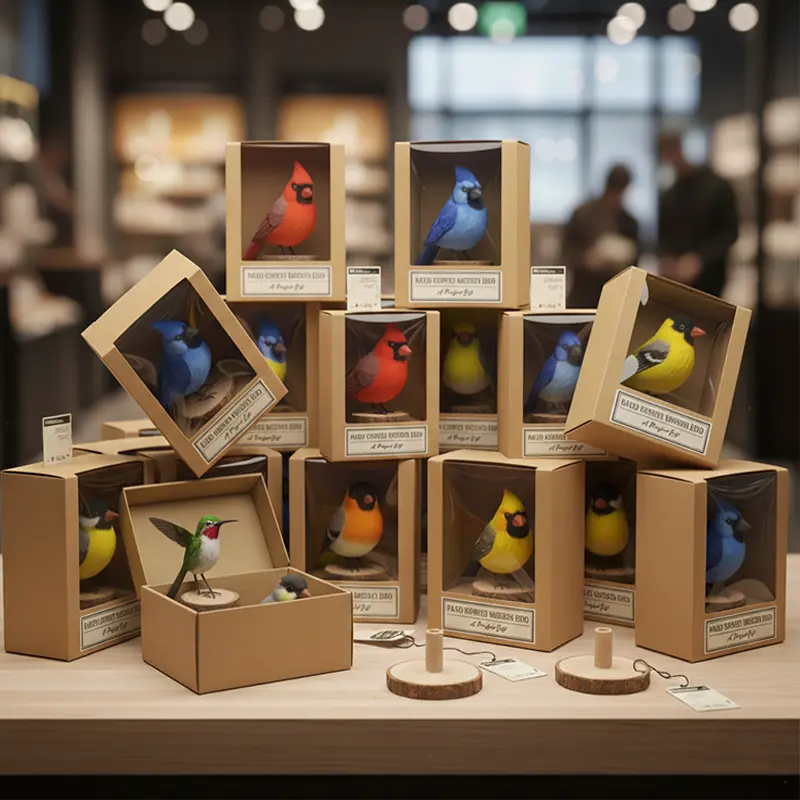 B2B Merchandising Driving Impulse Sales with Custom Bird Display Boxes