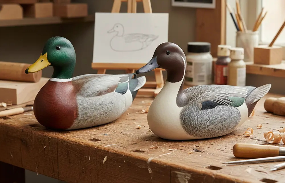 Species of wooden ducks