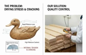 Wood Cracking Issues of wooden ducks