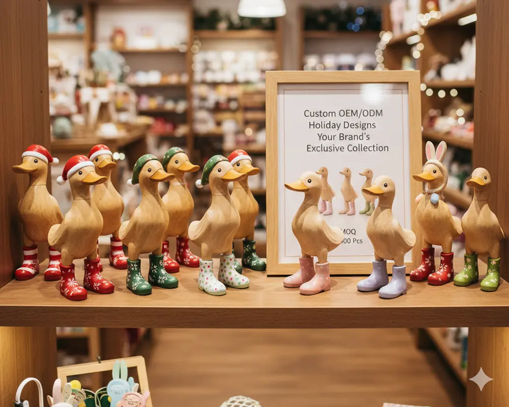 wooden ducks for holidays