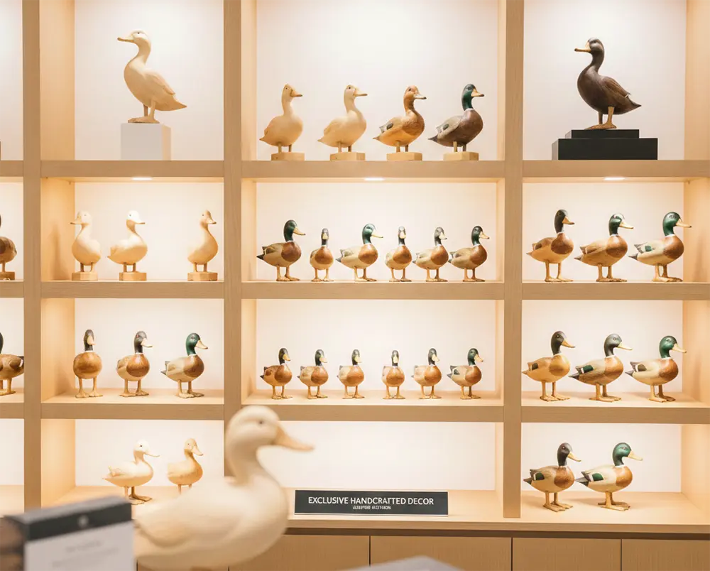 wooden ducks showroom