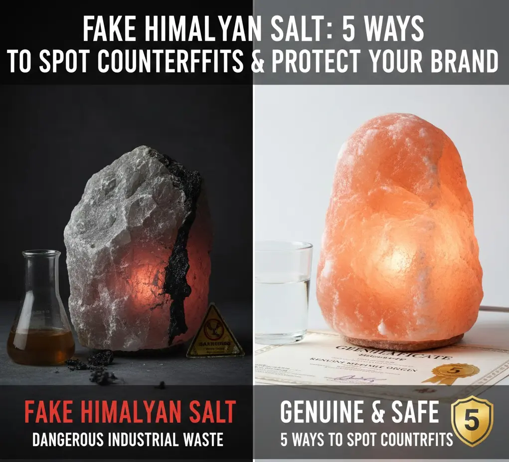 Fake Himalayan Salt contains dangerous industrial waste. Use 5 diagnostic tests to verify genuine Khewra mine origin and safety.