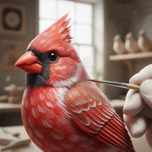 Meticulous Detailing High-Fidelity Hand-Painted Plumage