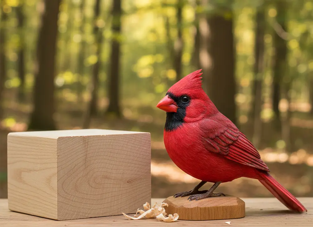 Premium-Basswood-Material-and-Finished-Cardinal-Model