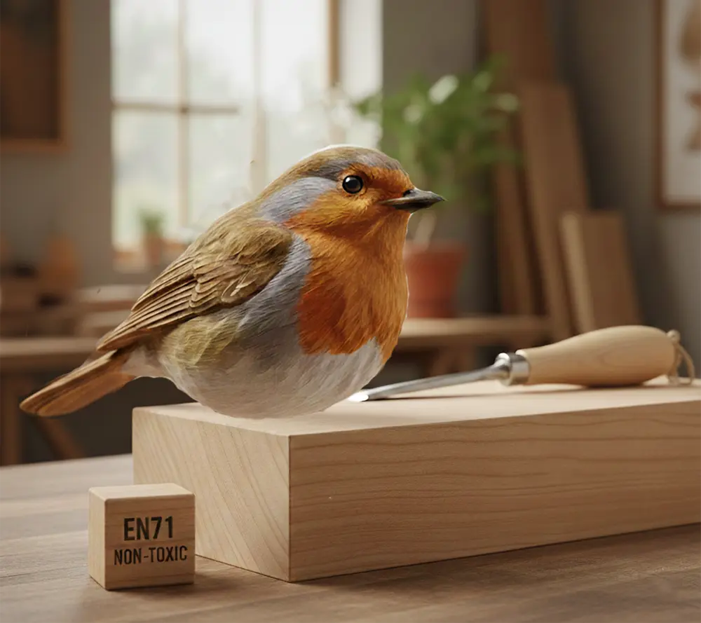 hand-carved-basswood-bird-on-wood-block