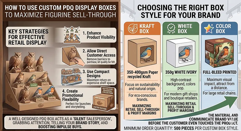 Retail Display Strategy Enhancing Figurine Sales with PDQ Boxes