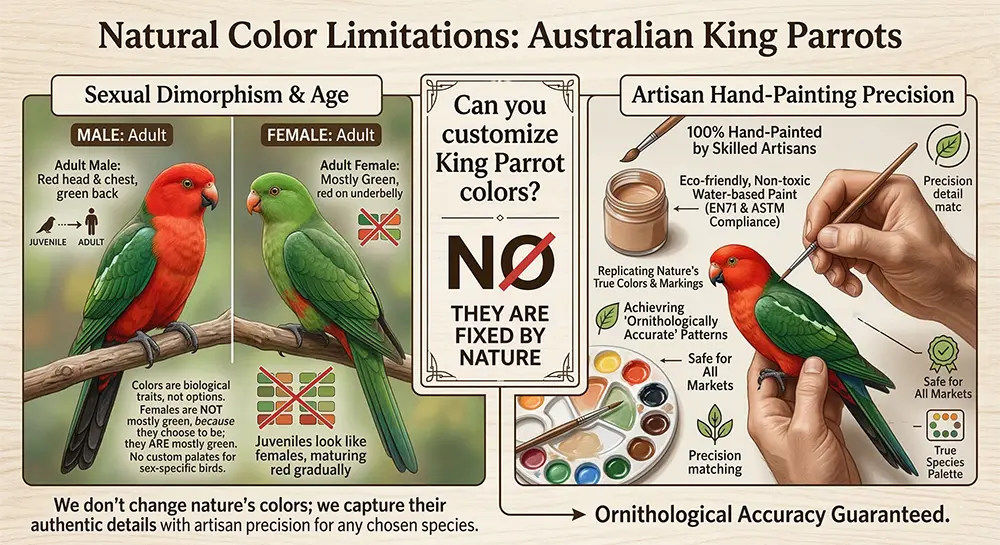 australian-king-parrot-natural-color-dimorphism