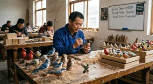 low-moq-hand-carved-wood-birds-wholesale