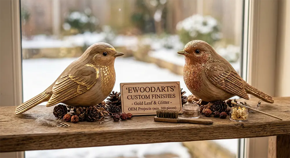 wholesale-hand-carved-wooden-ornaments-premium-gold-glitter-accents