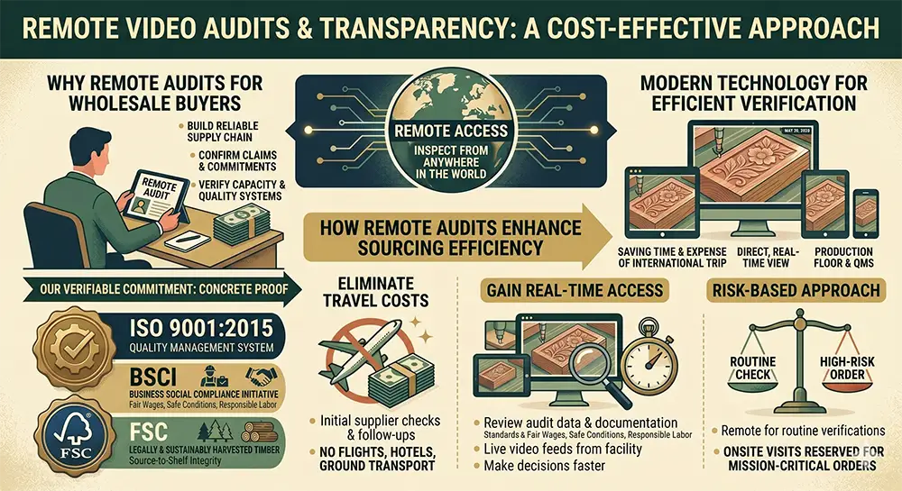 how remote video audits enhance sourcing efficiency for international buyers