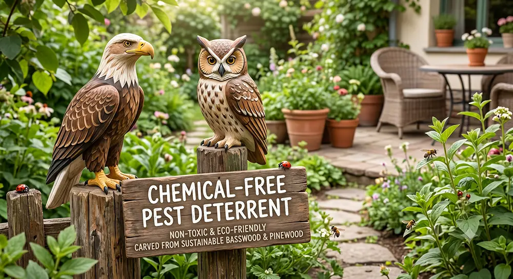 eco-friendly-wooden-owl-eagle-pest-deterrent