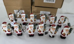 Pre-shipment QC inspection of wholesale wooden Santa Claus Christmas ornaments